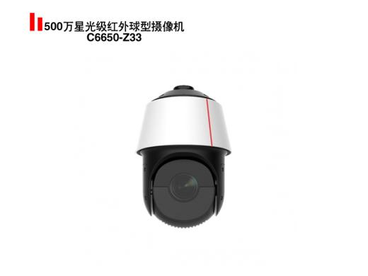 500萬星光級紅外球型攝像機C6650-Z33